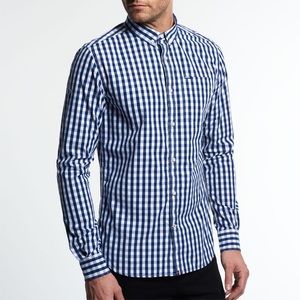 Superdry blue checkered button down